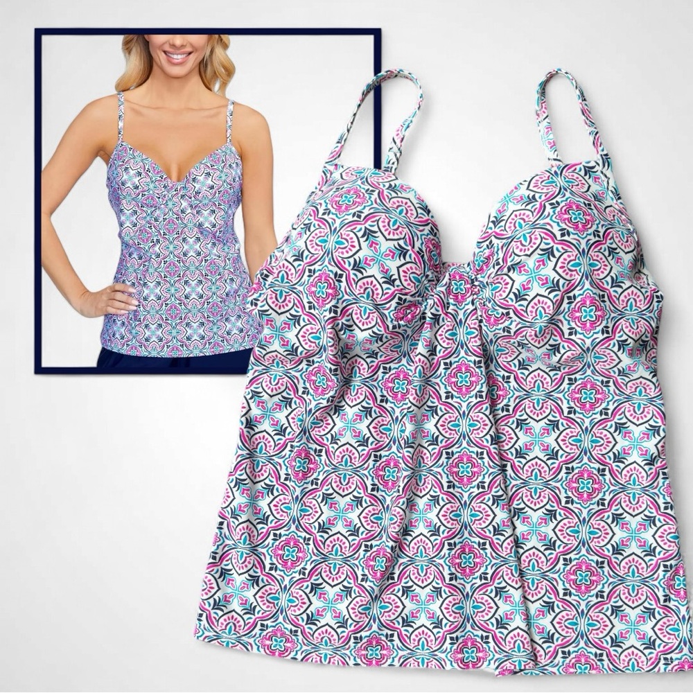 Island Escape Scorpio Underwire Valenciai Tankini Top